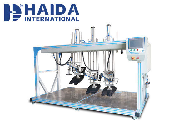 İyi fiyat PLC Mobilya Test Cihazları Üçlü Koltuk Dayanıklılık Test Cihazı Çok Konumlu Yük Algılama çevrimiçi